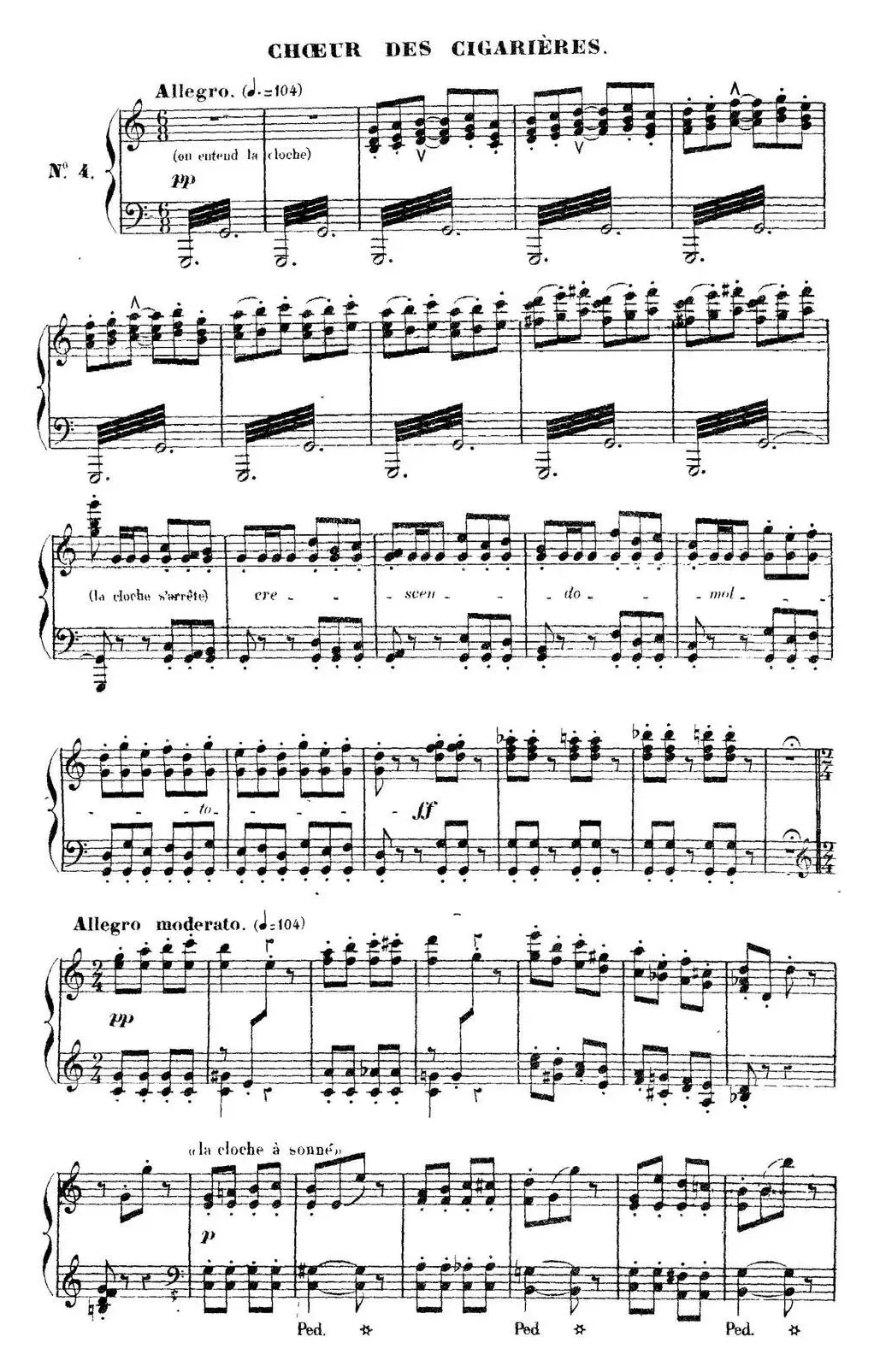 Carmen for Solo Piano（卡门全剧钢琴独奏版）（No.4）