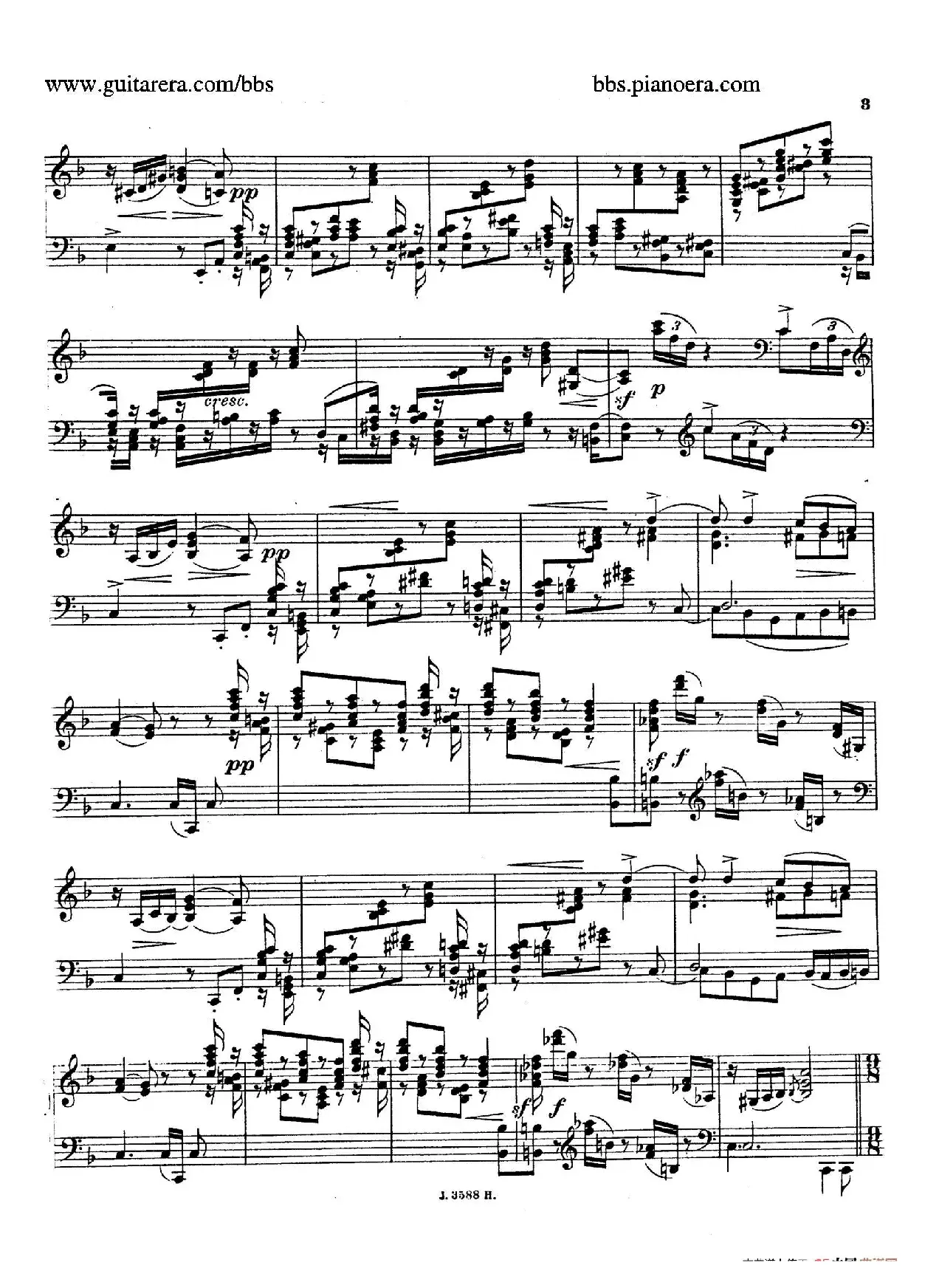 Theme with Variations and Fugue in F Major Op.14 （F大调主题变奏与赋格）