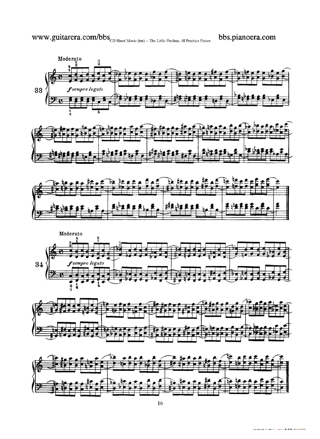 48 Practice Pieces（四十八首钢琴练习曲）