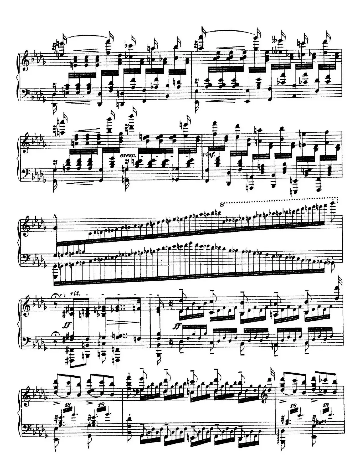 12 Etudes d'execution Transcendante S.139（12首超技练习曲·12）