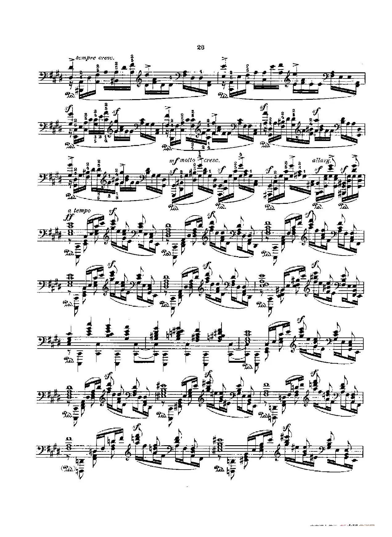 53首以肖邦练习曲为素材而作的练习曲（No.43）