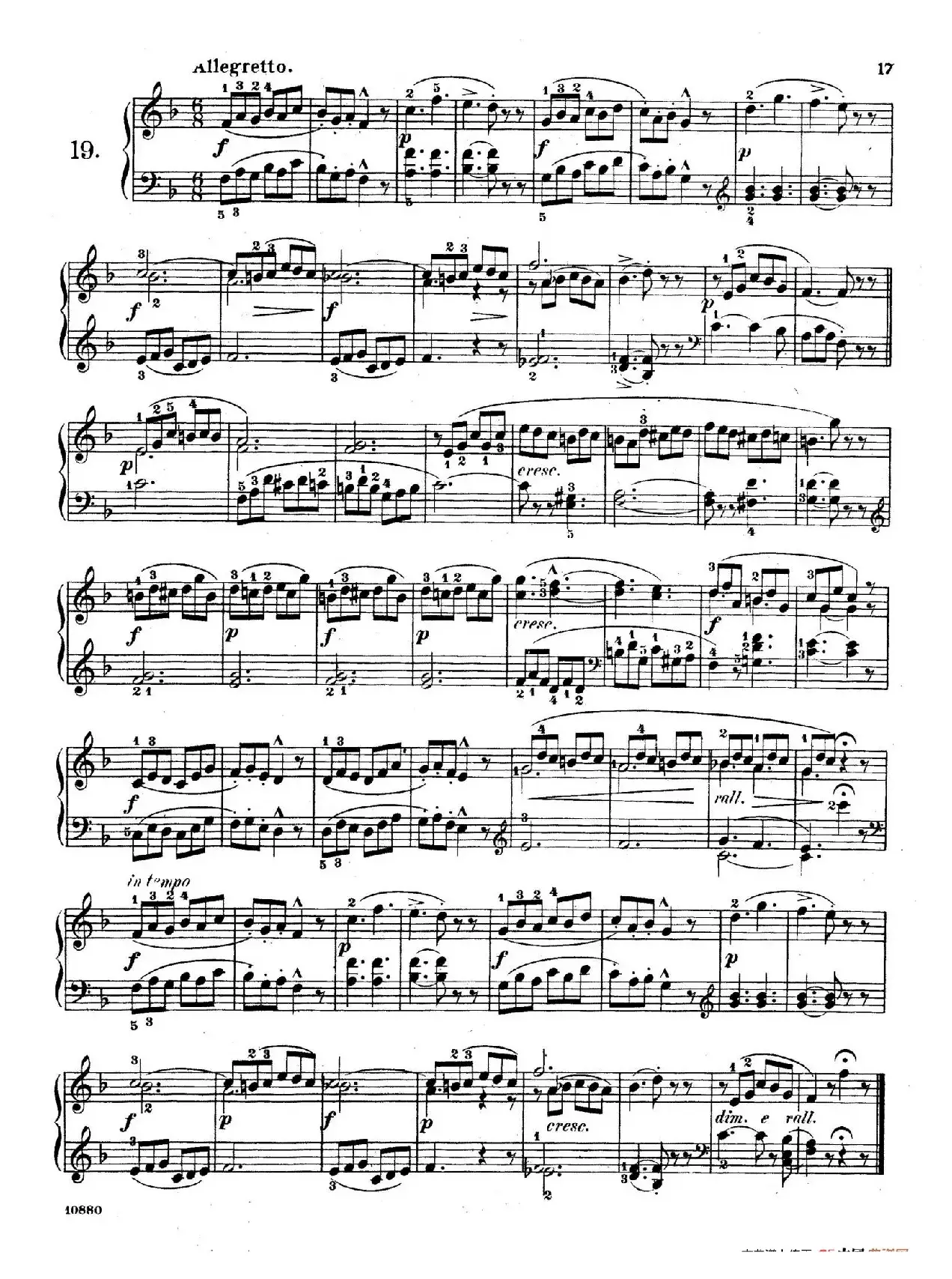 Etudes Enfantines Op.37（儿童钢琴练习曲 第15——20首）