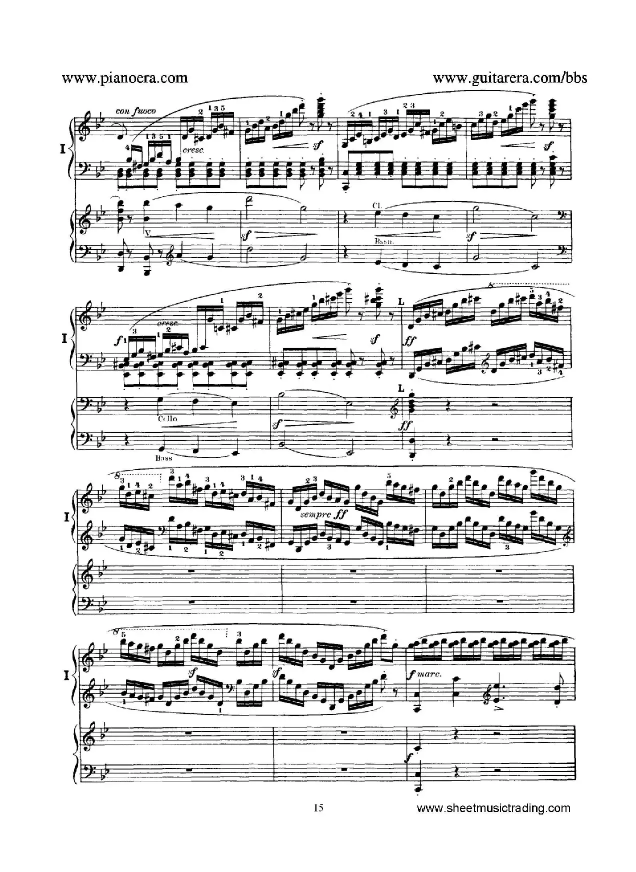 Piano Concerto No.1 in g Minor Op.25（g小调第一钢琴协奏曲·双钢琴）