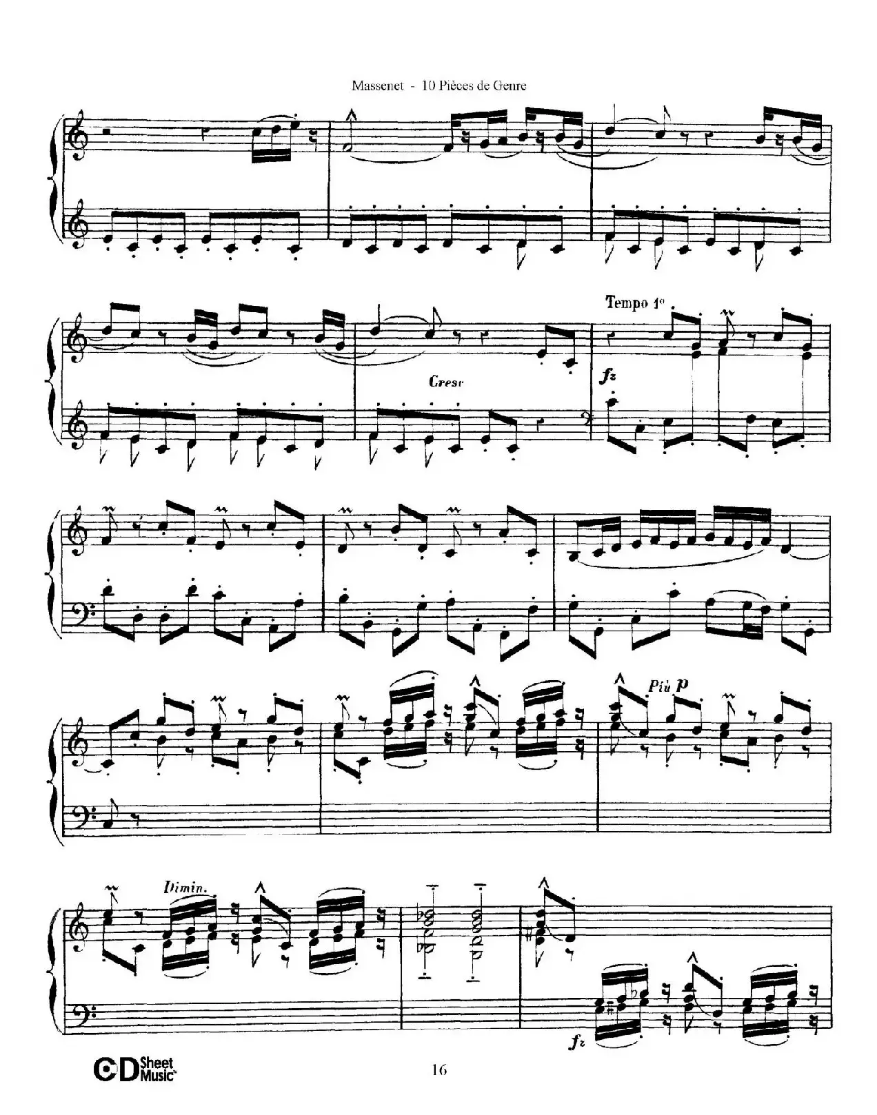 Dix Pièces de Genre Op.10（10首个性小品·Ⅳ）