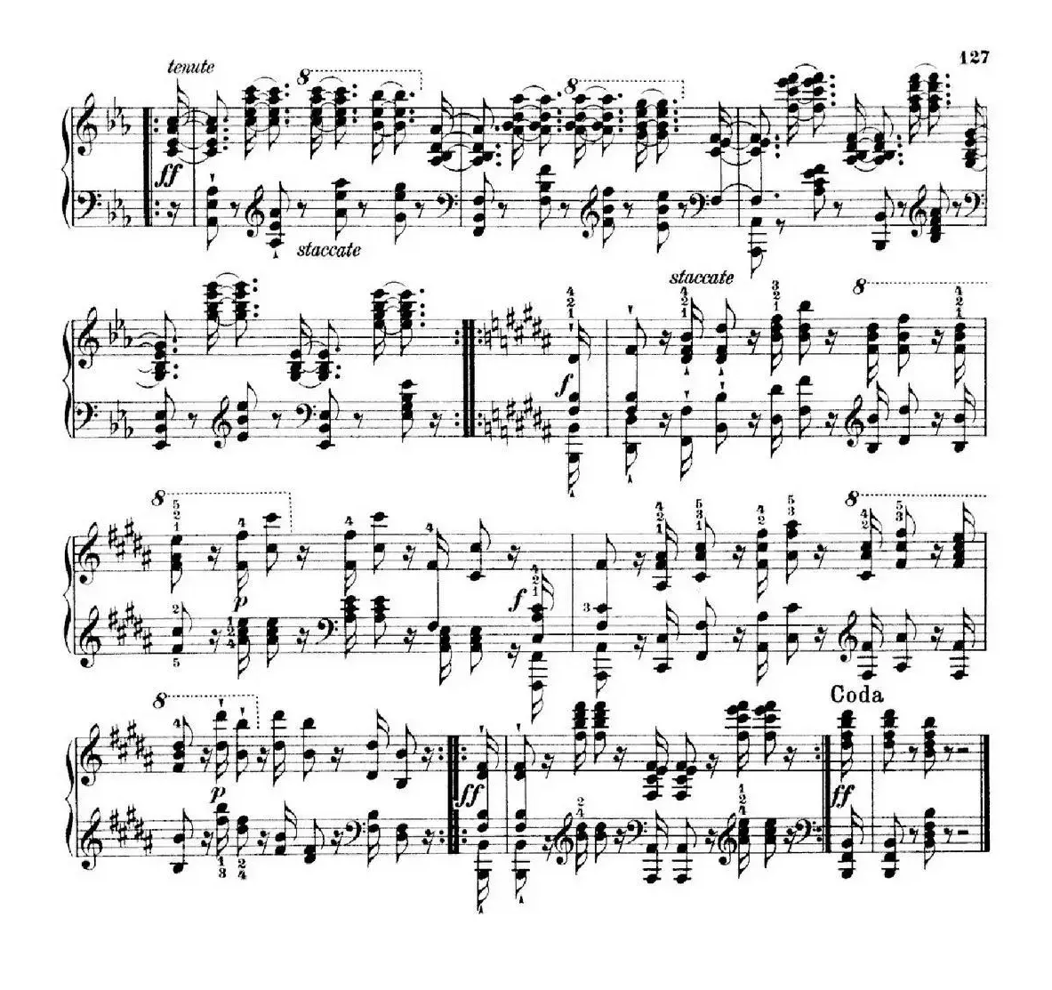 School of the Virtuoso Op.365（60首钢琴高级练习曲·55）