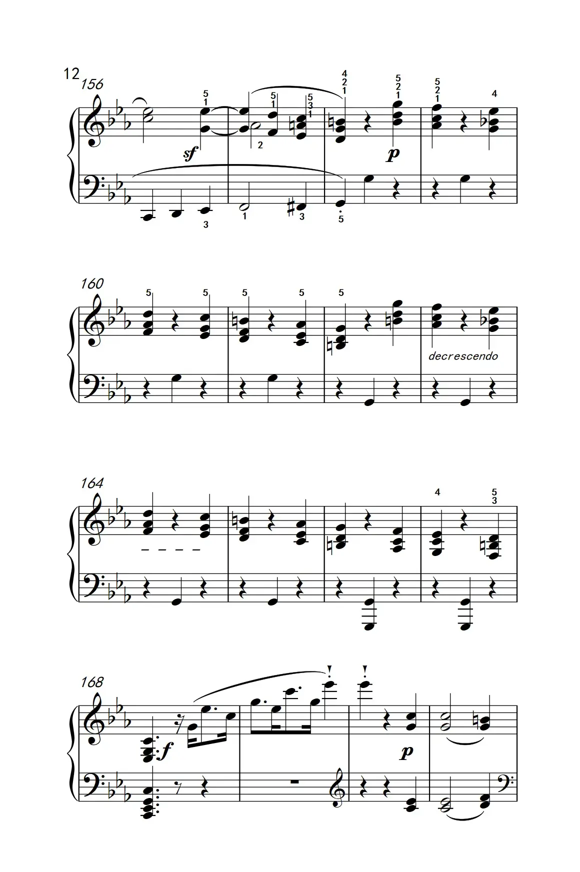 奏鸣曲 Opus 10 Nr.1 第一乐章（贝多芬奏鸣曲集 2）