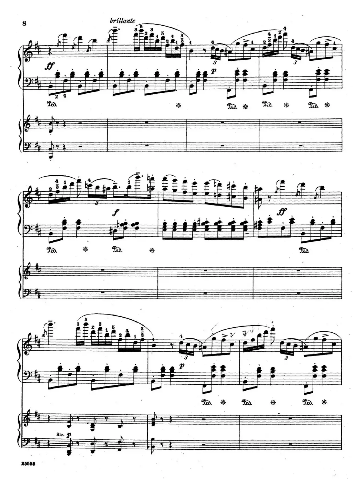 Capriccio Brillante in B Major Op.22（B大调华丽随想曲·双钢琴）