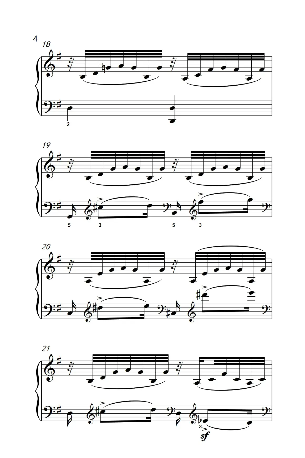 奏鸣曲 Opus 2 Nr.3 第二乐章（贝多芬奏鸣曲集 1）