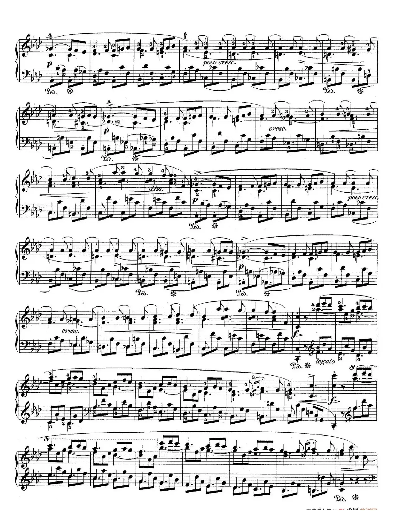 Tarantelle in A-flat Major Op.43（降A大调塔兰泰拉舞曲）