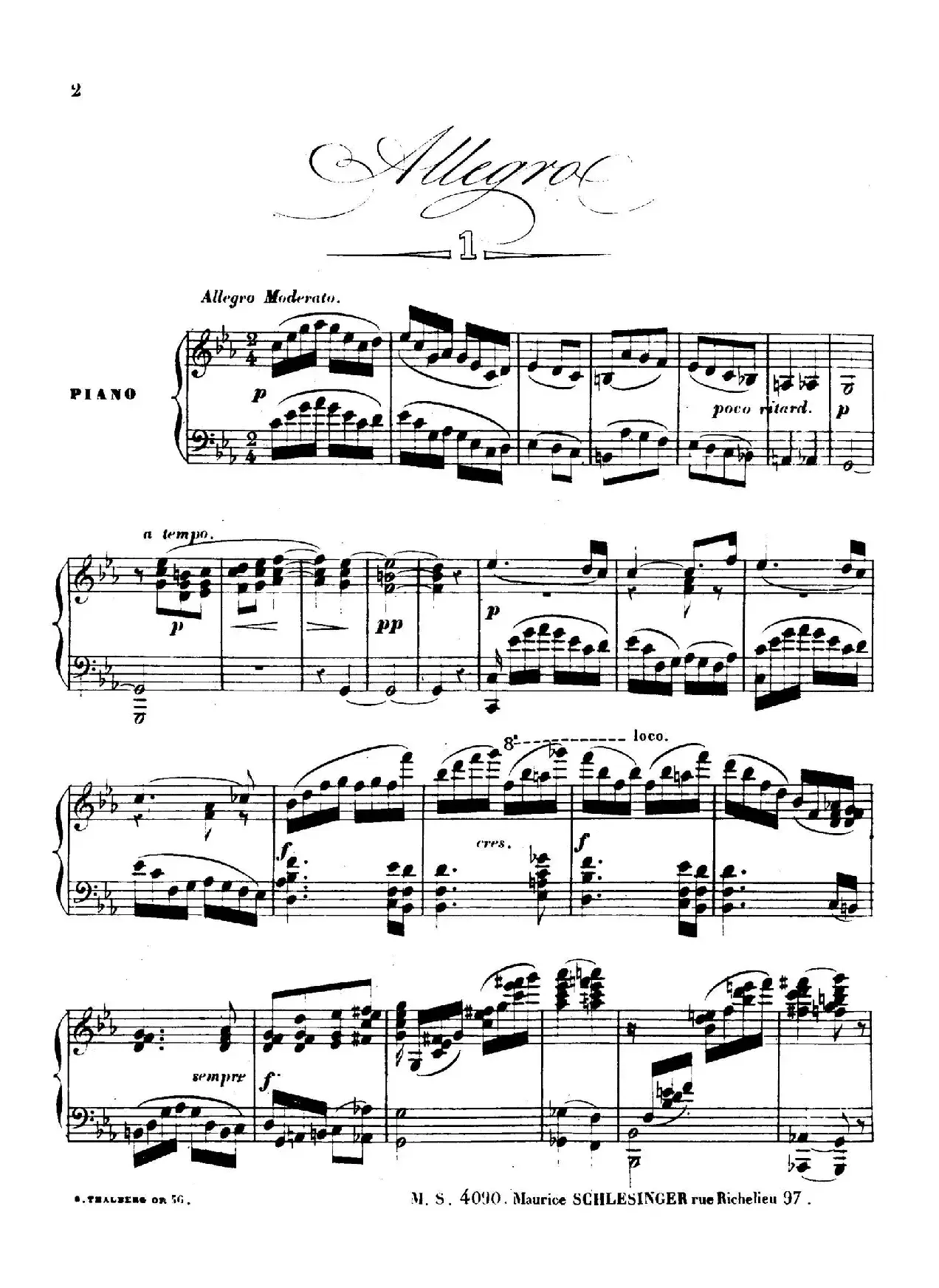 c小调钢琴奏鸣曲 （Piano Sonata in c Minor Op.56）