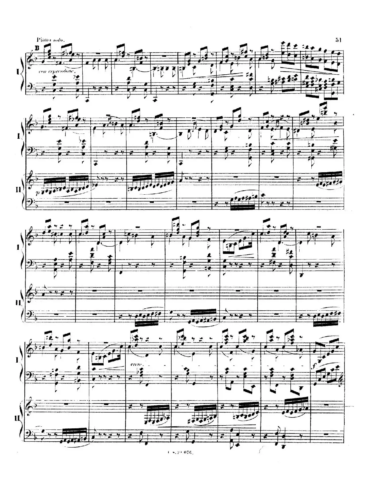 Piano Concerto No.2 in F Major Op.35（F大调第二钢琴协奏曲·Ⅱ·双钢琴）