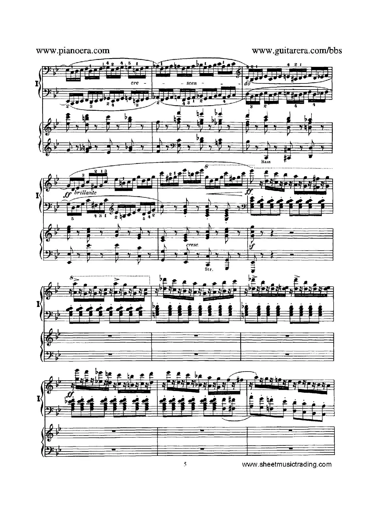 Piano Concerto No.1 in g Minor Op.25（g小调第一钢琴协奏曲·双钢琴）