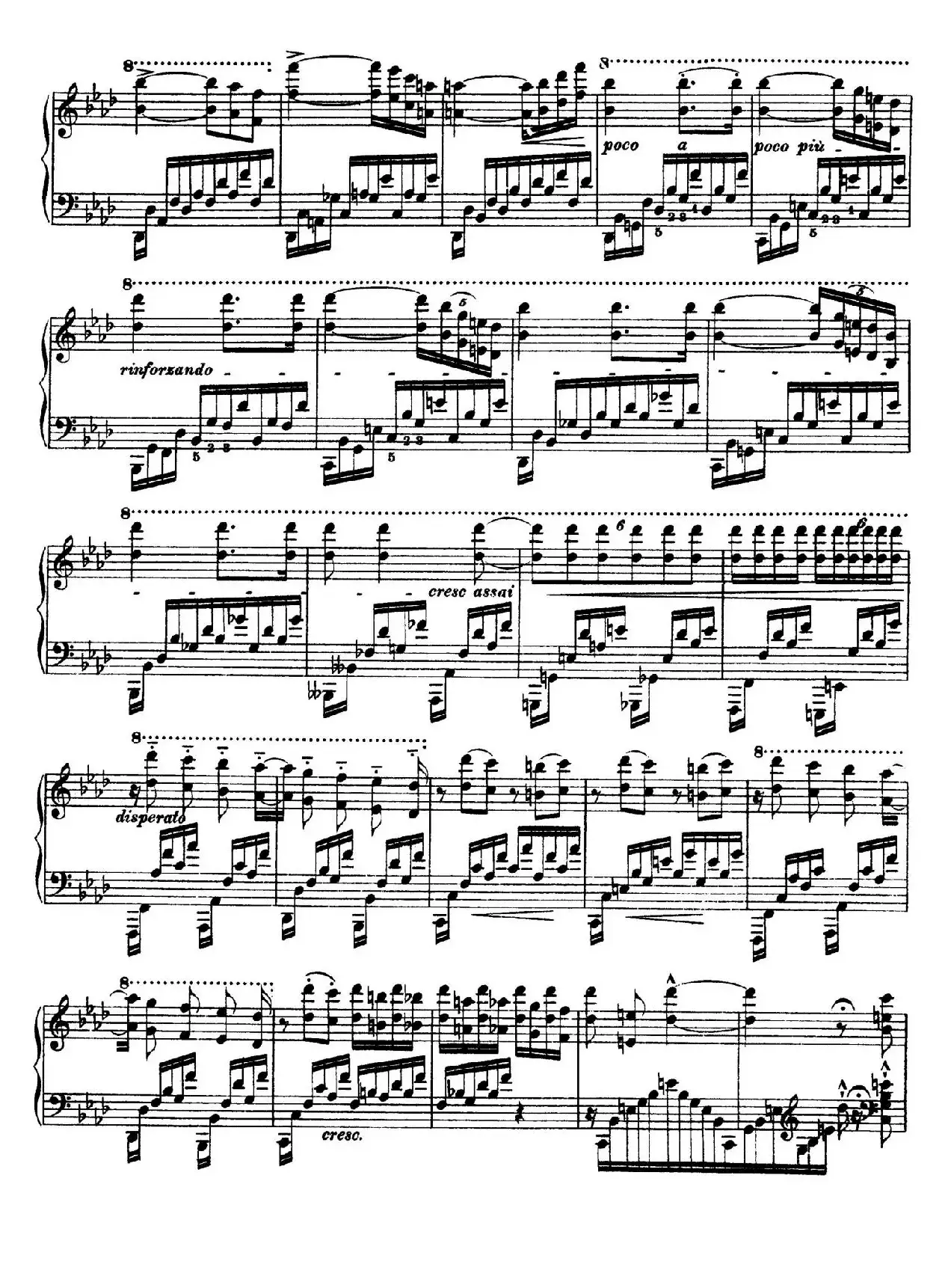 12 Etudes d'execution Transcendante S.139（12首超技练习曲·10）