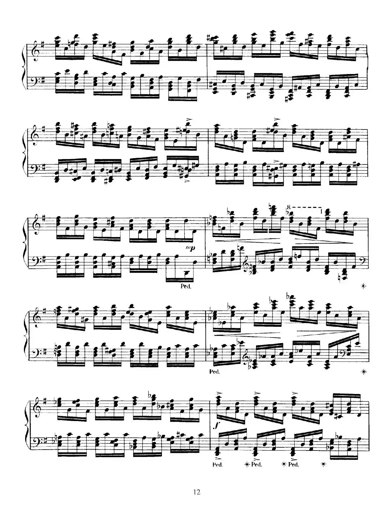 15 Etudes de Vortuosite Op.72（15首辉煌练习曲·3）