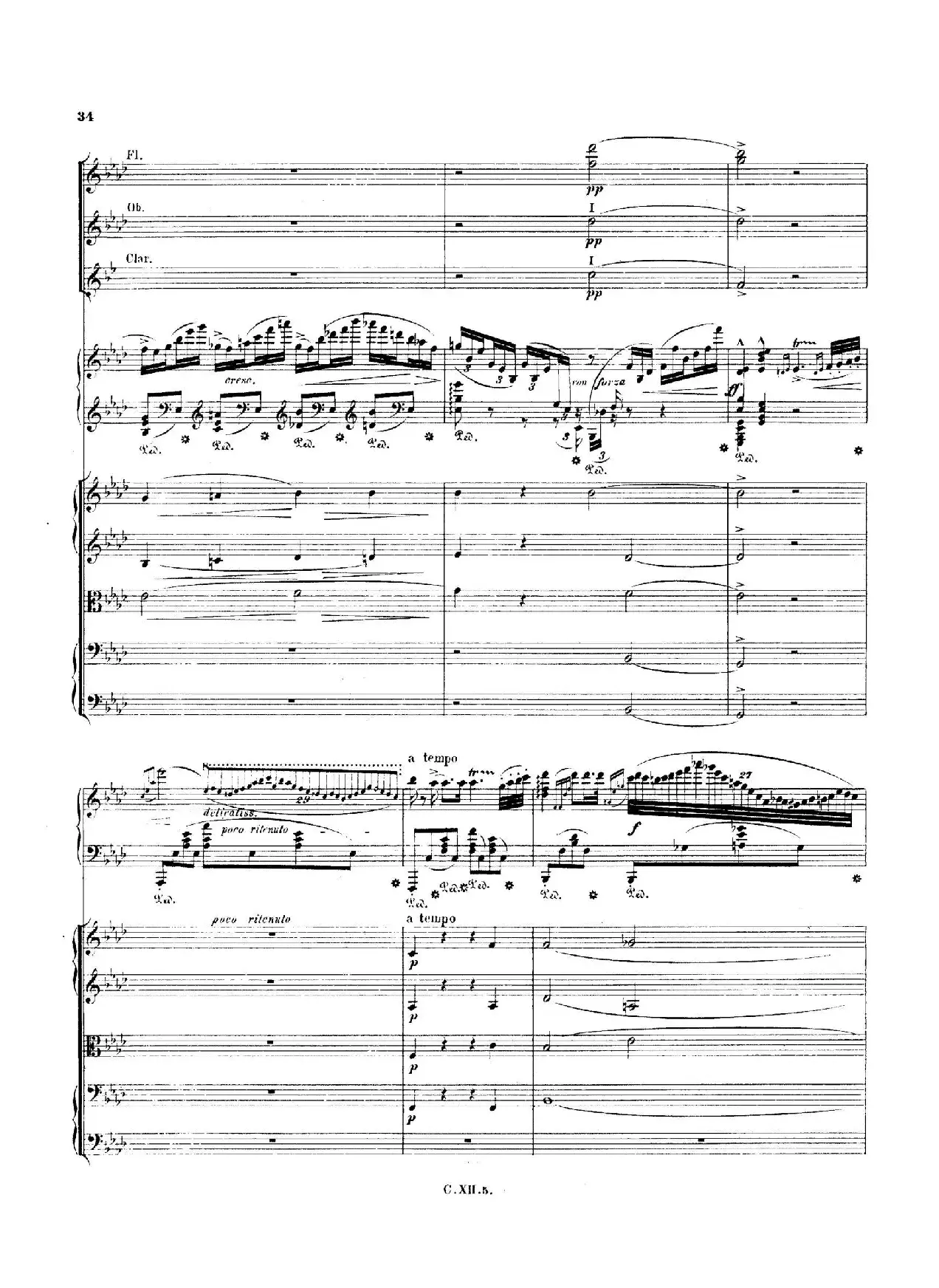 Piano Concerto No.2 in f Minor Op.21（f小调第二钢琴协奏曲·总谱）