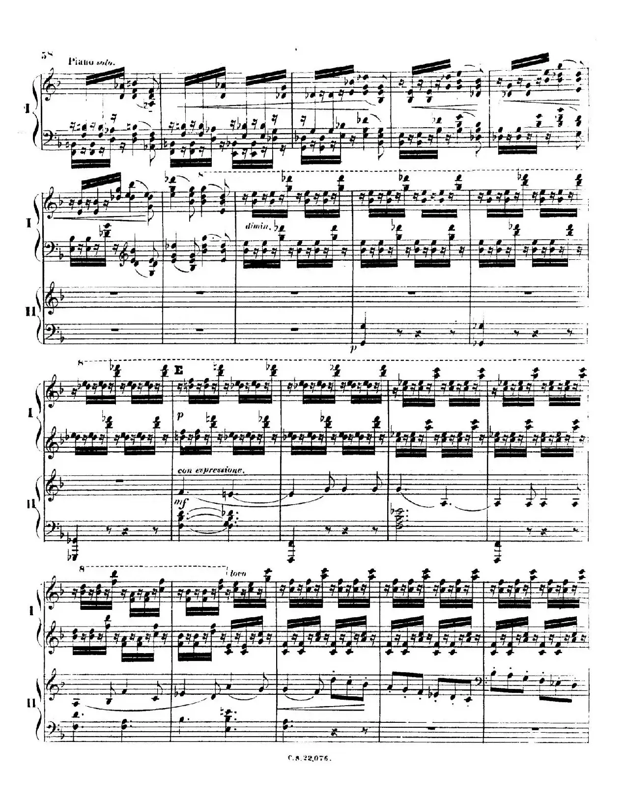 Piano Concerto No.2 in F Major Op.35（F大调第二钢琴协奏曲·Ⅱ·双钢琴）