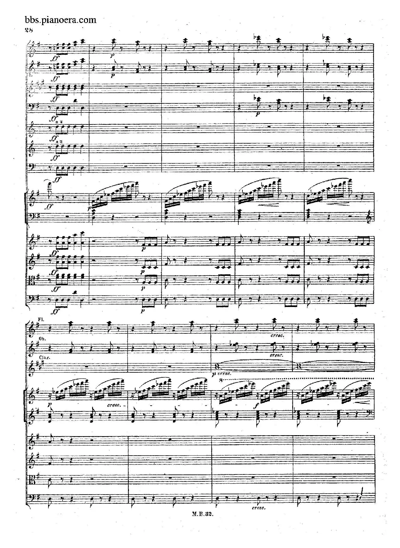 Piano Concerto No.1 in g Minor Op.25（g小调第一钢琴协奏曲·总谱）