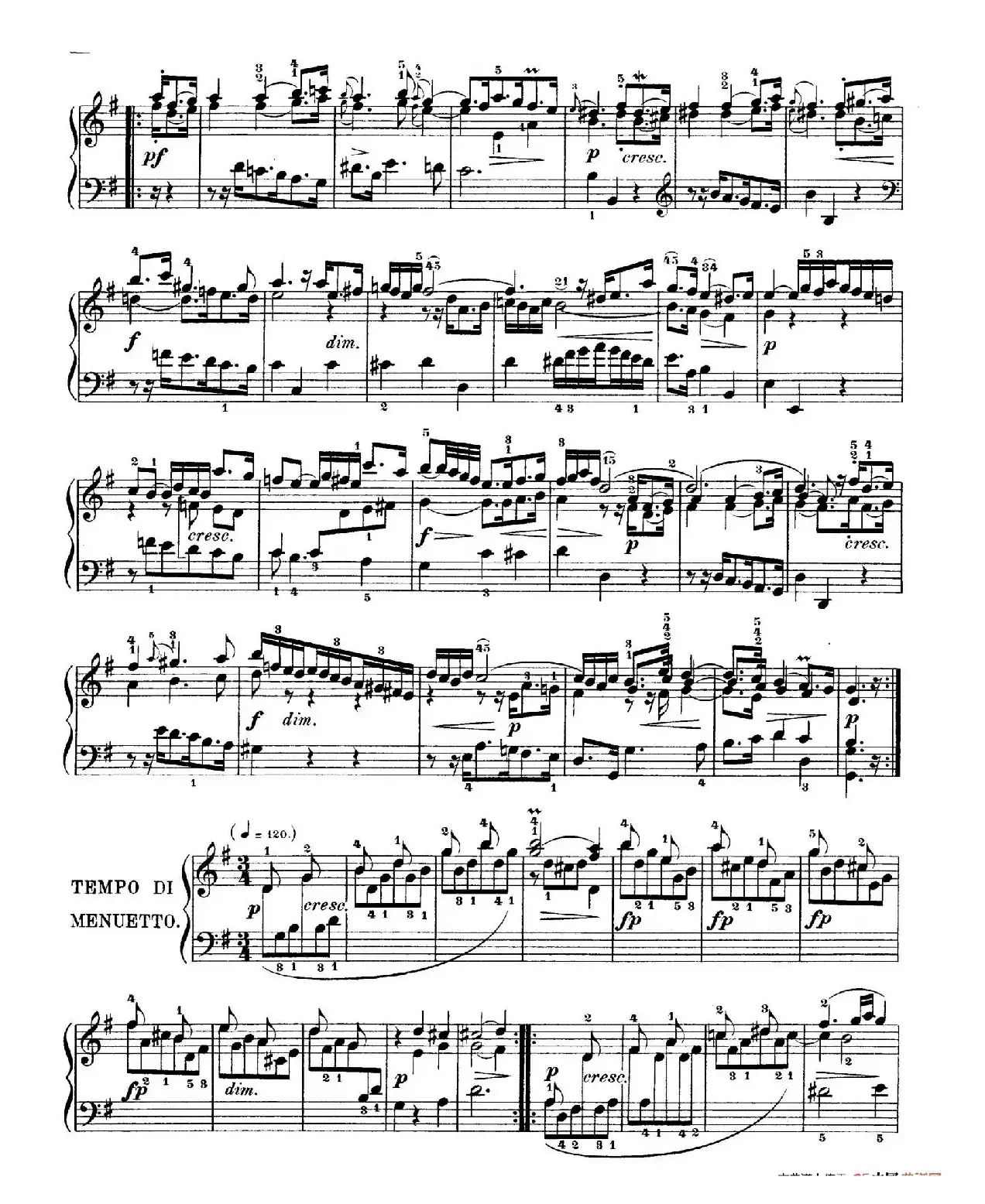 Six Partitas BWV 825-830（6首帕蒂塔·5）