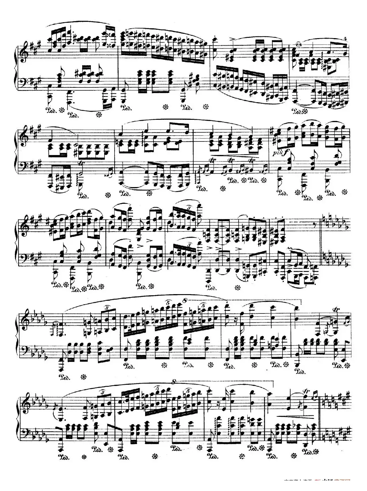 Polonaise in f-Sharp Minor Op.44（升f小调波兰舞曲）