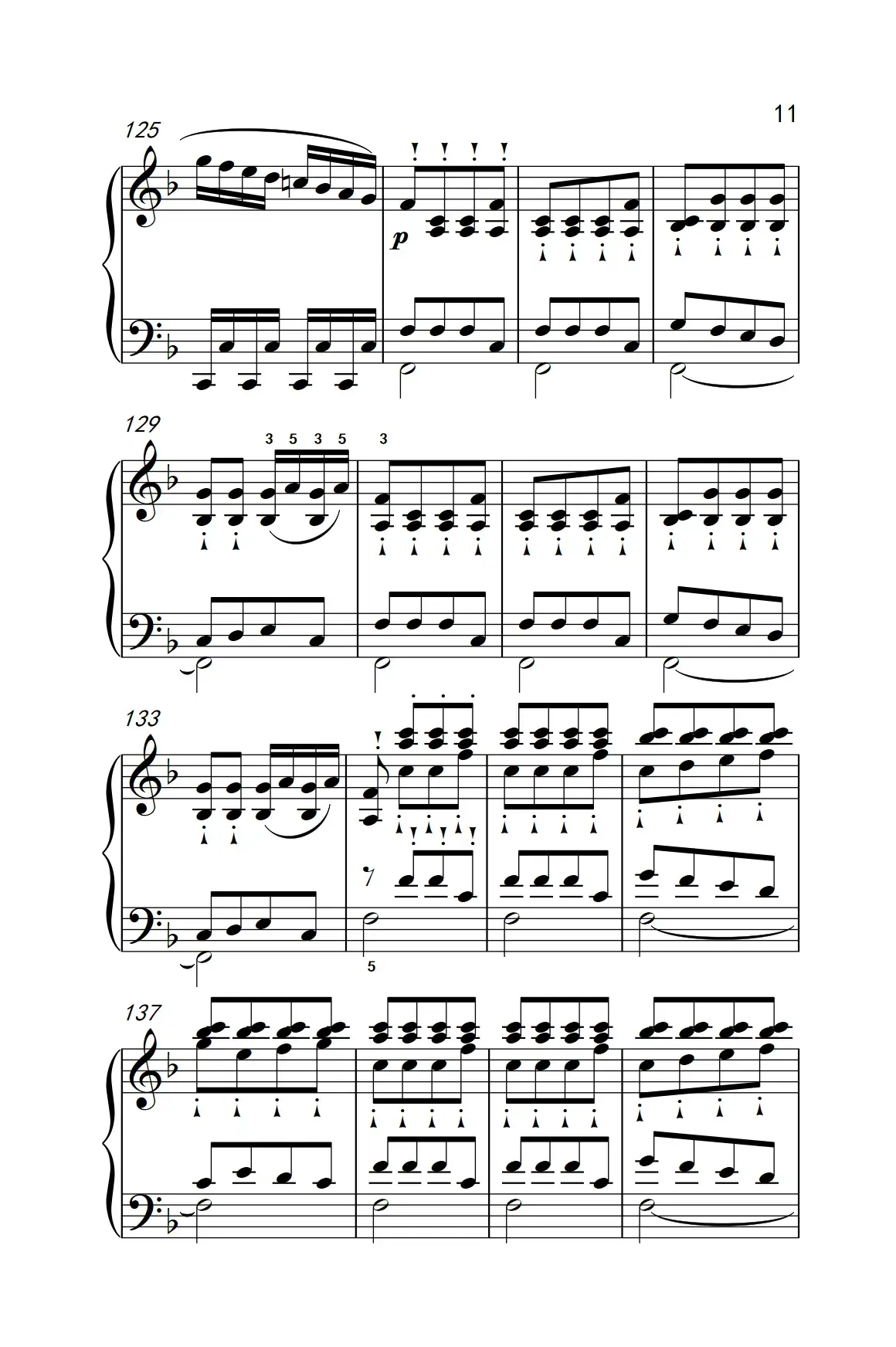 奏鸣曲 Opus 10 Nr.2 第三乐章（贝多芬奏鸣曲集 2）