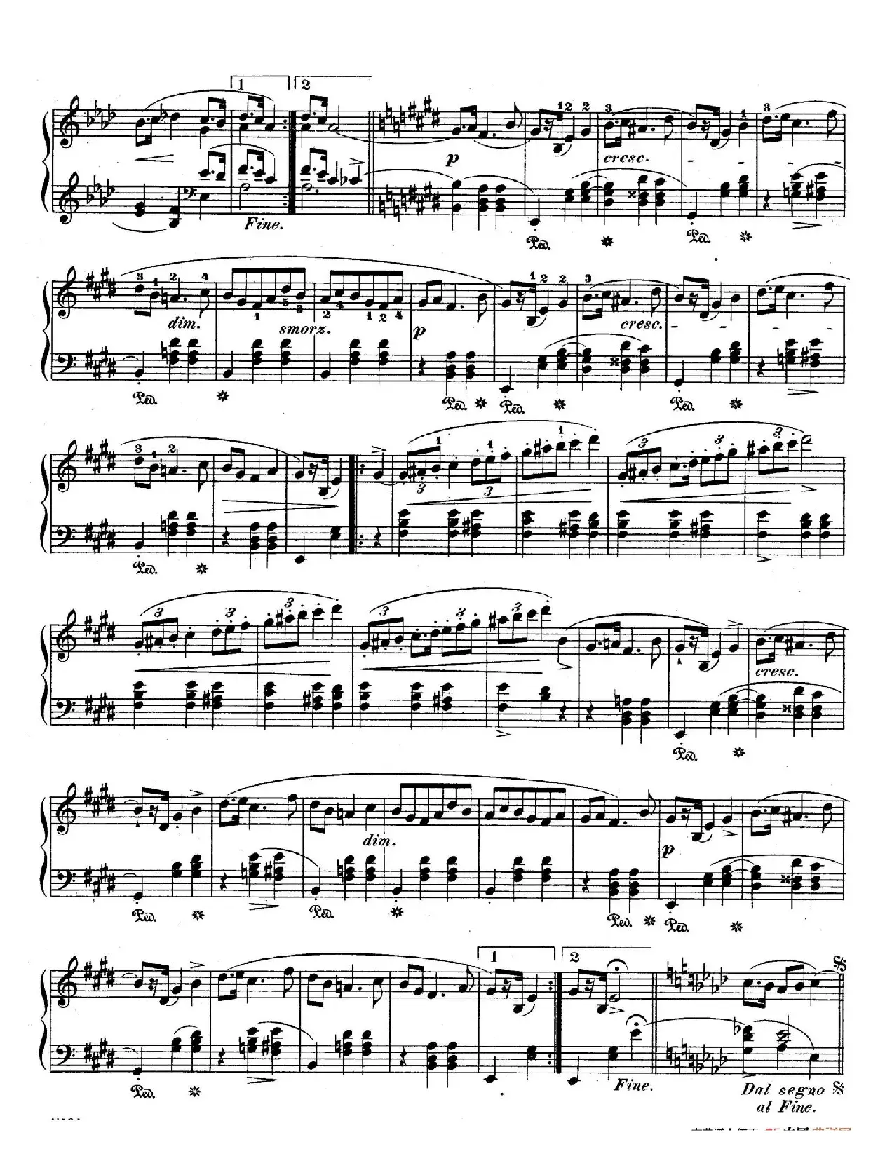 Quatre Mazurkas Op.17（4首玛祖卡舞曲·3）