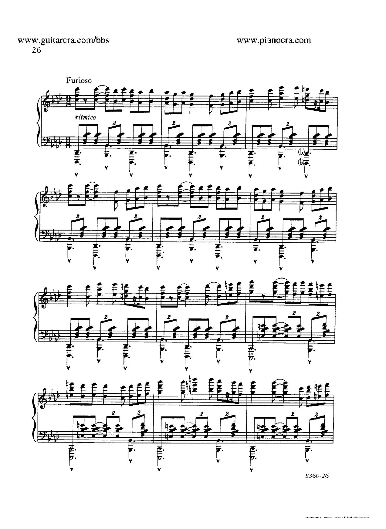 Fourth Piano Sonata S.360（第四钢琴奏鸣曲）