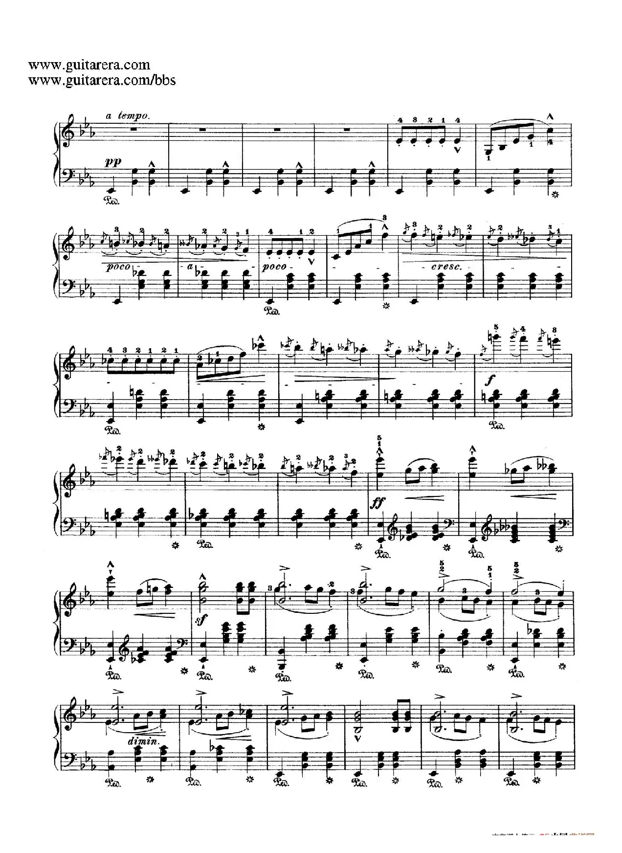 Grande Valse Brillante in E-flat Major Op.18 （降E大调华丽辉煌圆舞曲）