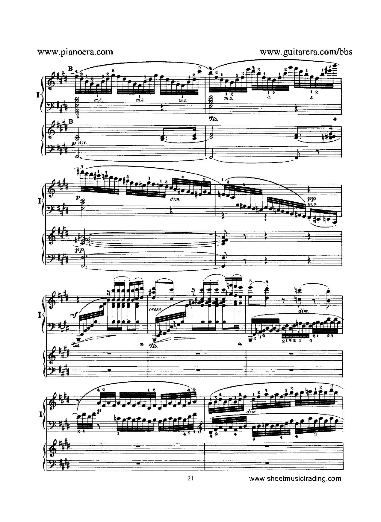 Piano Concerto No.1 in g Minor Op.25（g小调第一钢琴协奏曲·双钢琴）