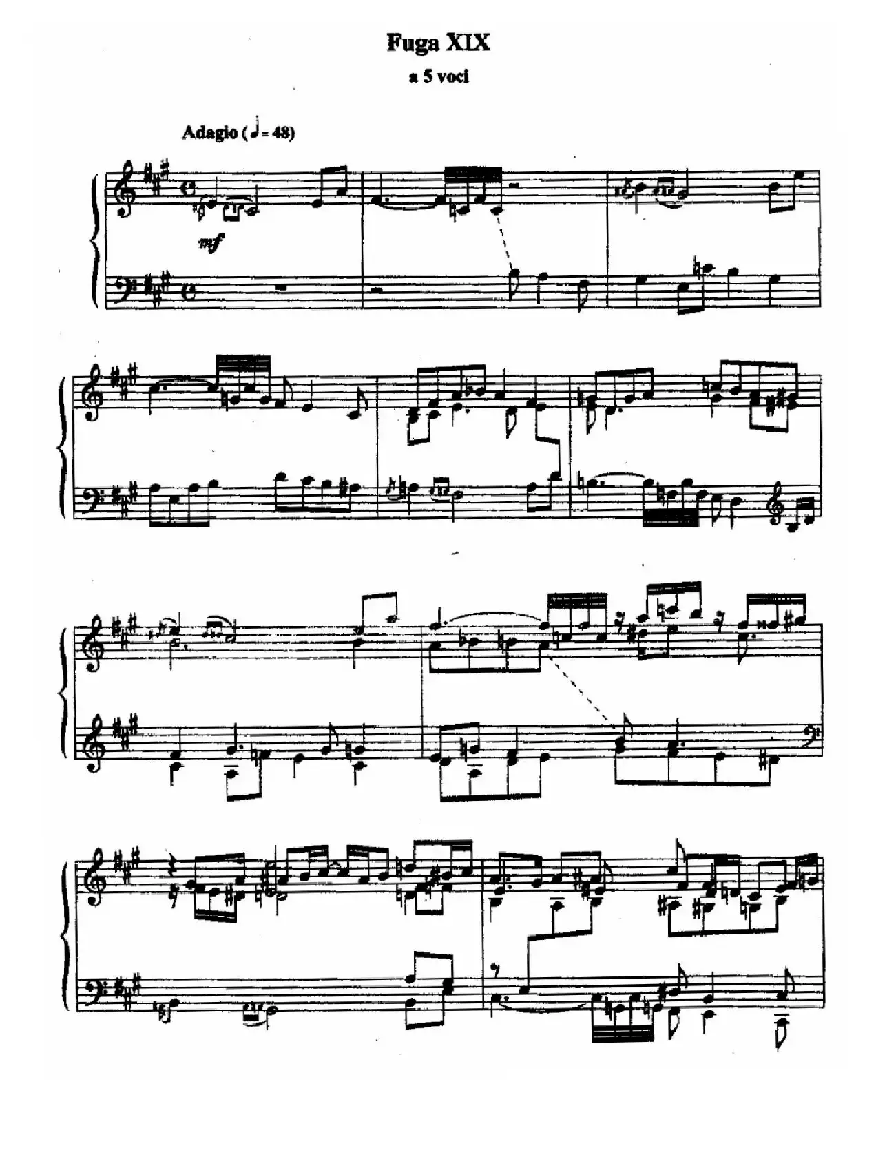 24 Preludes and Fugues Op.82（24首前奏曲与赋格·19）