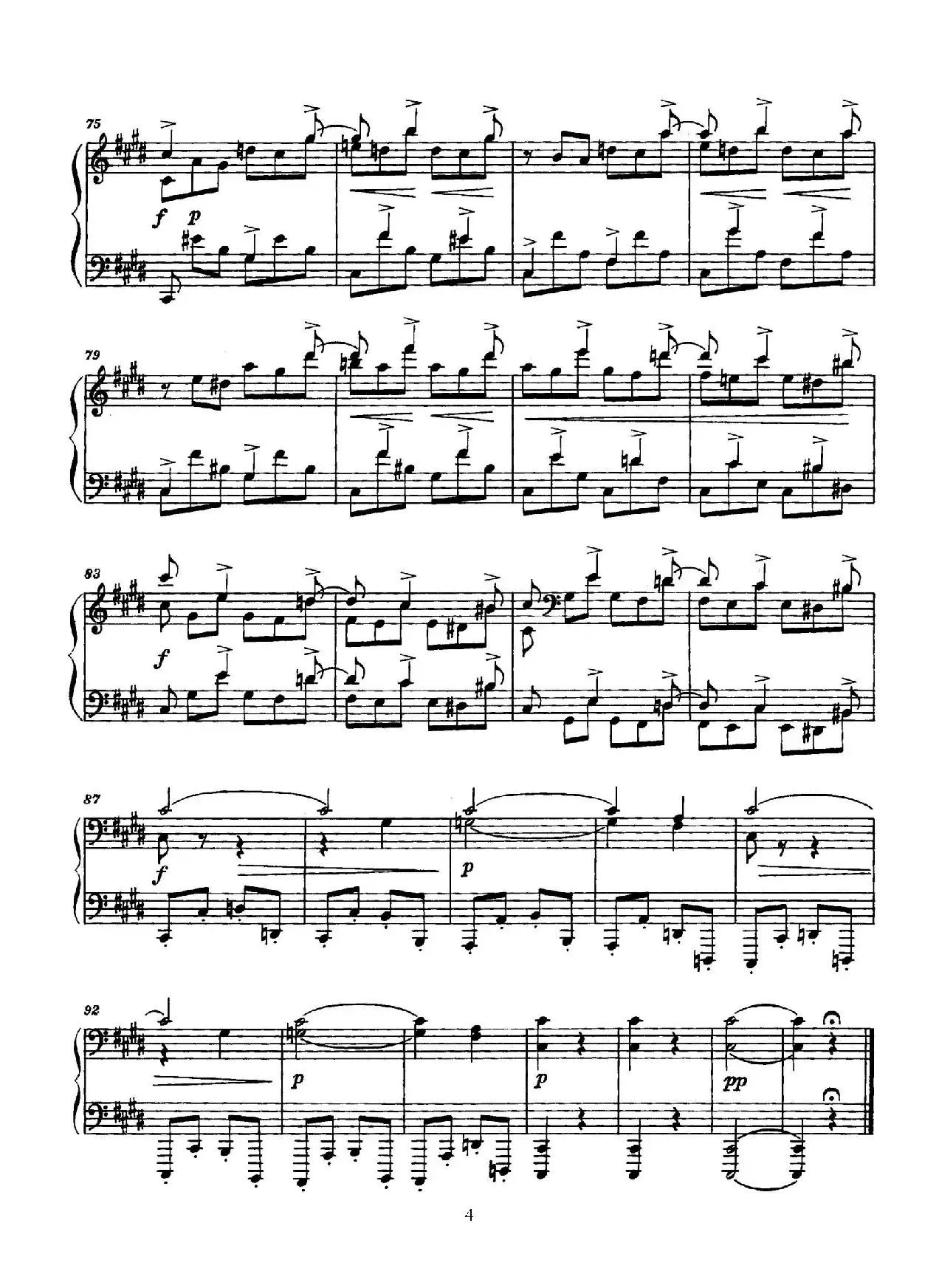 Arabesques Op.4（阿拉伯风格曲）（1）