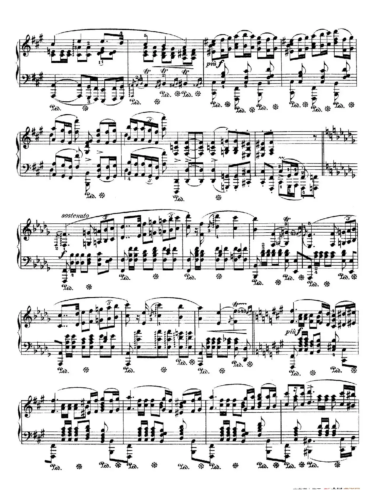 Polonaise in f-Sharp Minor Op.44（升f小调波兰舞曲）