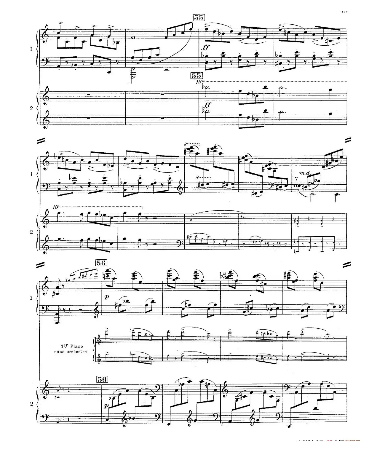 Concerto for 2 Pianos in d Minor（d小调双钢琴协奏曲· 第三乐章）