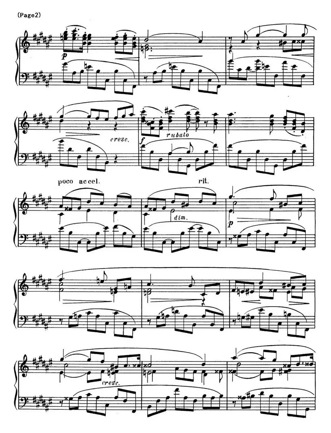 斯克里亚宾8首钢琴练习曲 Op42（No.4 Alexander Scriabin Etudes）