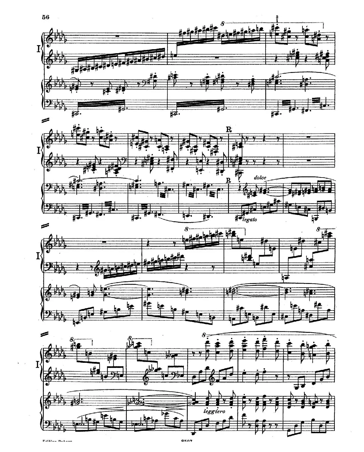 Piano Concerto in E Major Op.59（E大调钢琴协奏曲·双钢琴·第三乐章）