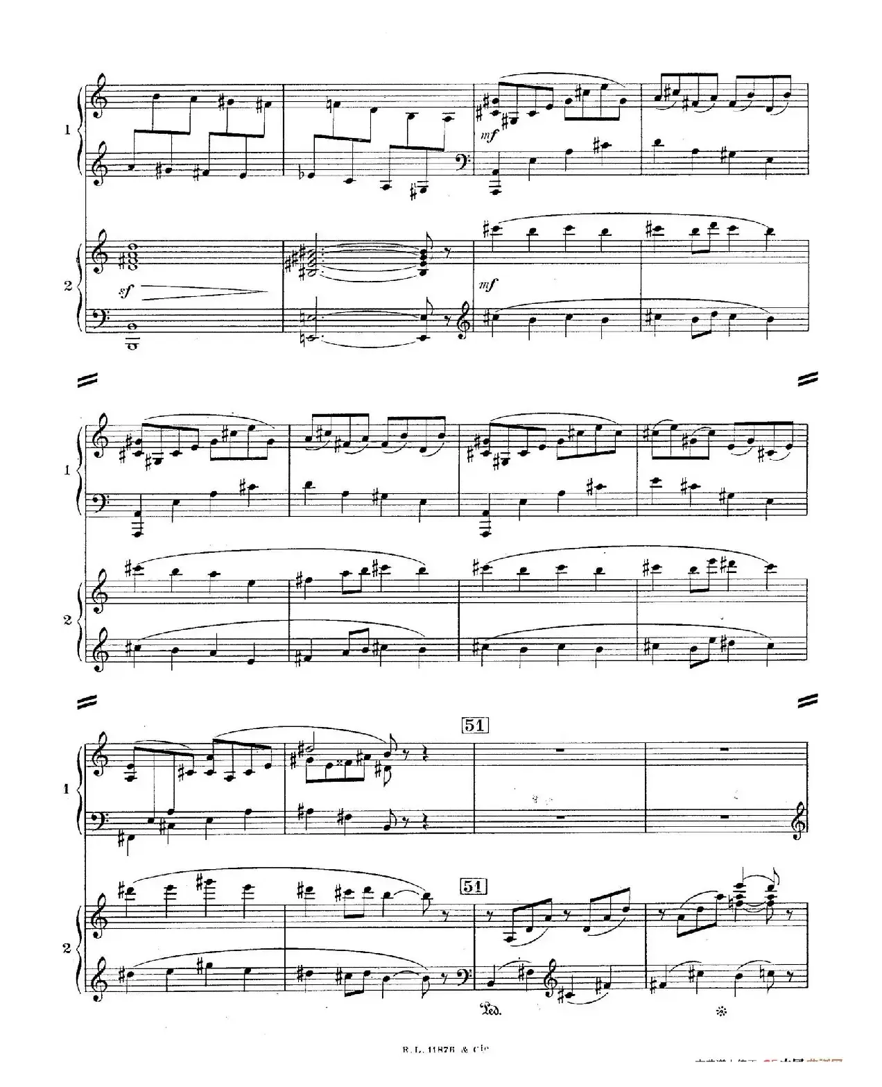 Concerto for 2 Pianos in d Minor（d小调双钢琴协奏曲· 第三乐章）