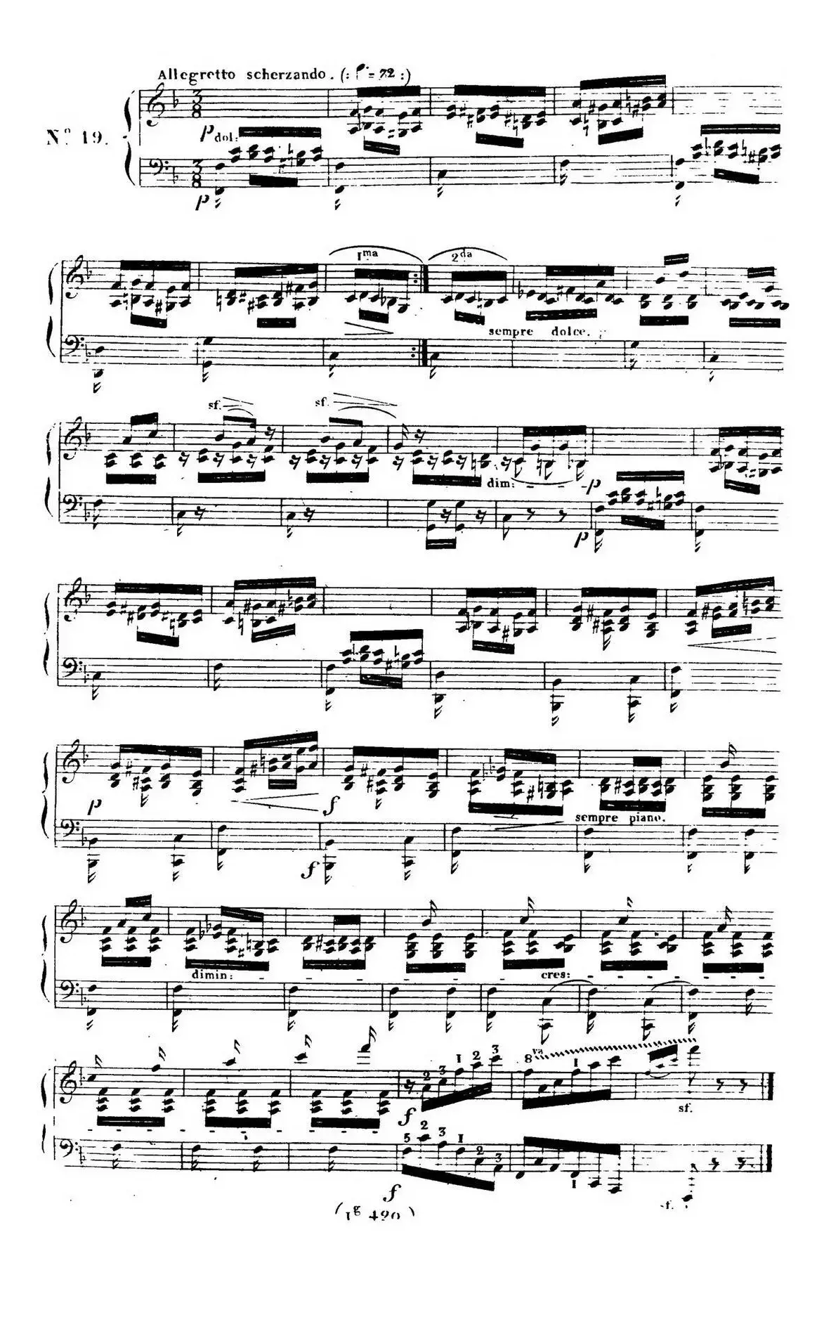 24 Exercices et Preludes Op.21（24首前奏练习曲·19）