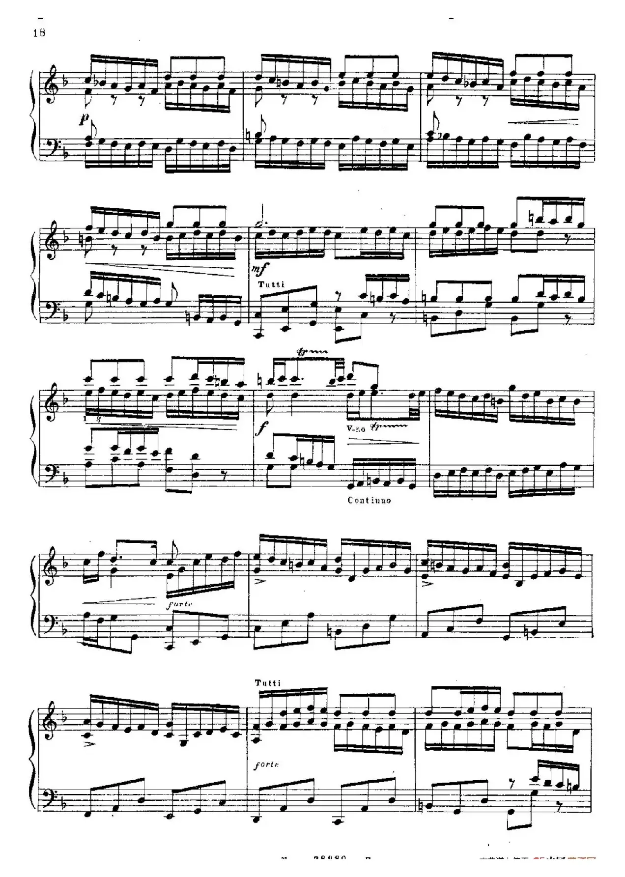 Brandenburg Concerto No.1 in F Major BWV 1046（F大调第一勃兰登堡协奏曲·第三乐章）