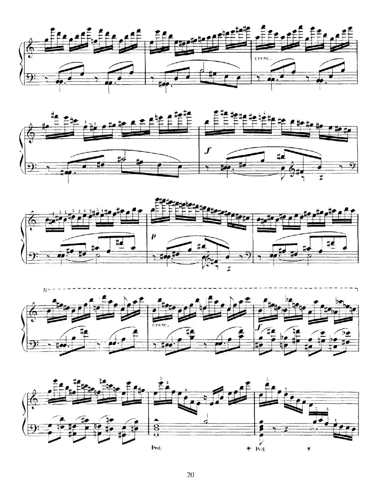 15 Etudes de Vortuosite Op.72（15首辉煌练习曲·5）