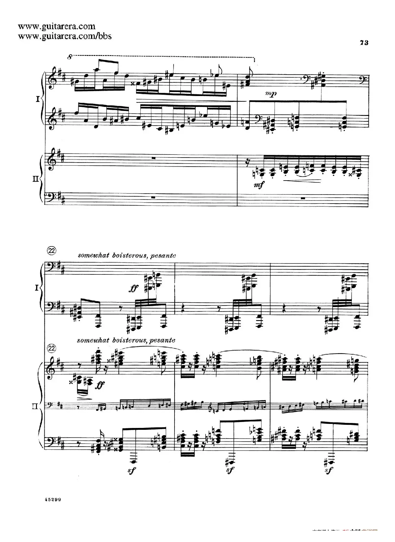 Piano Concerto Op.38（钢琴协奏曲·双钢琴·第三乐章）