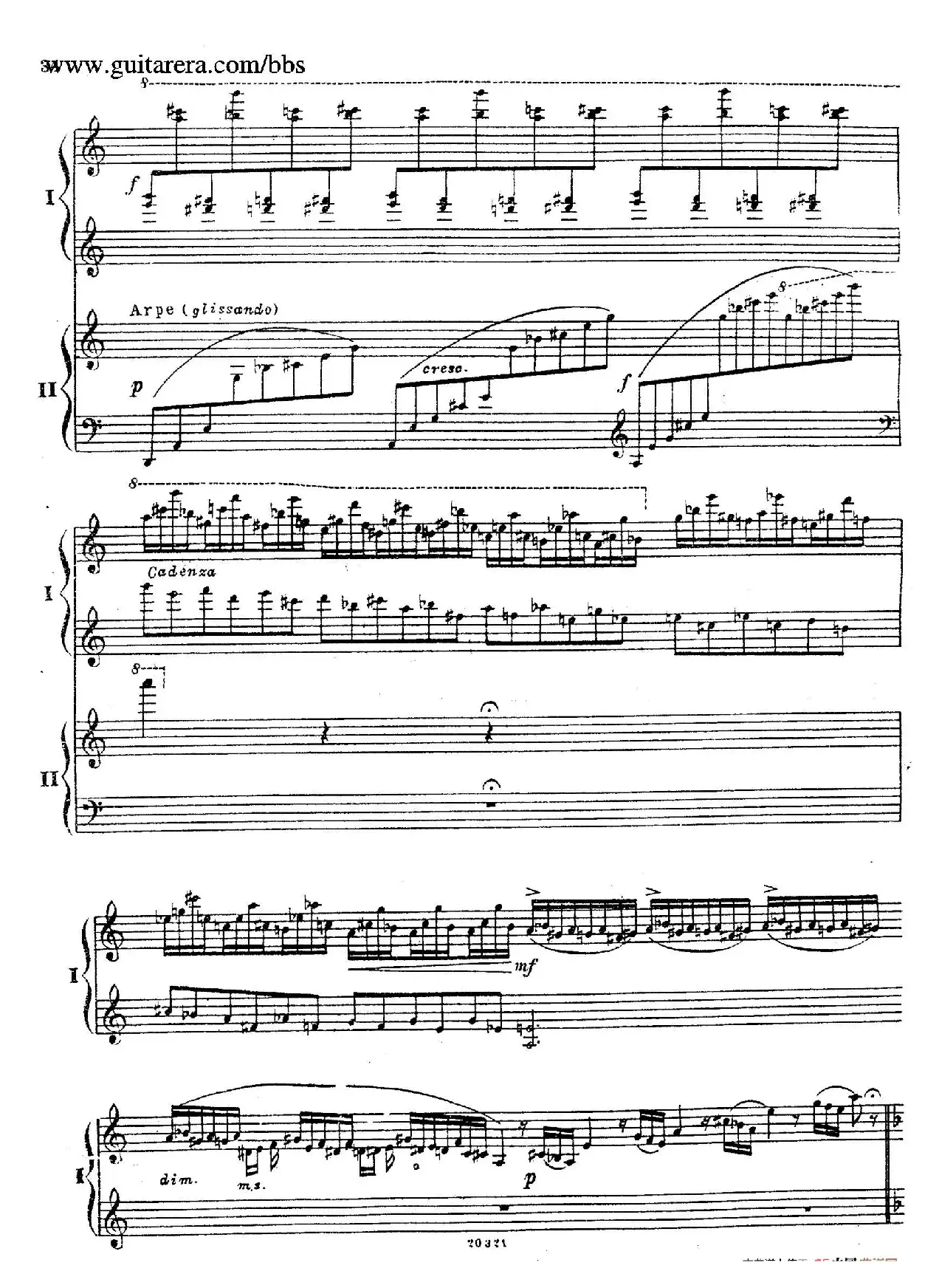 Rhapsody On A Theme Of Paganini Op.43（帕格尼尼主题狂想曲·双钢琴）（P21——40）