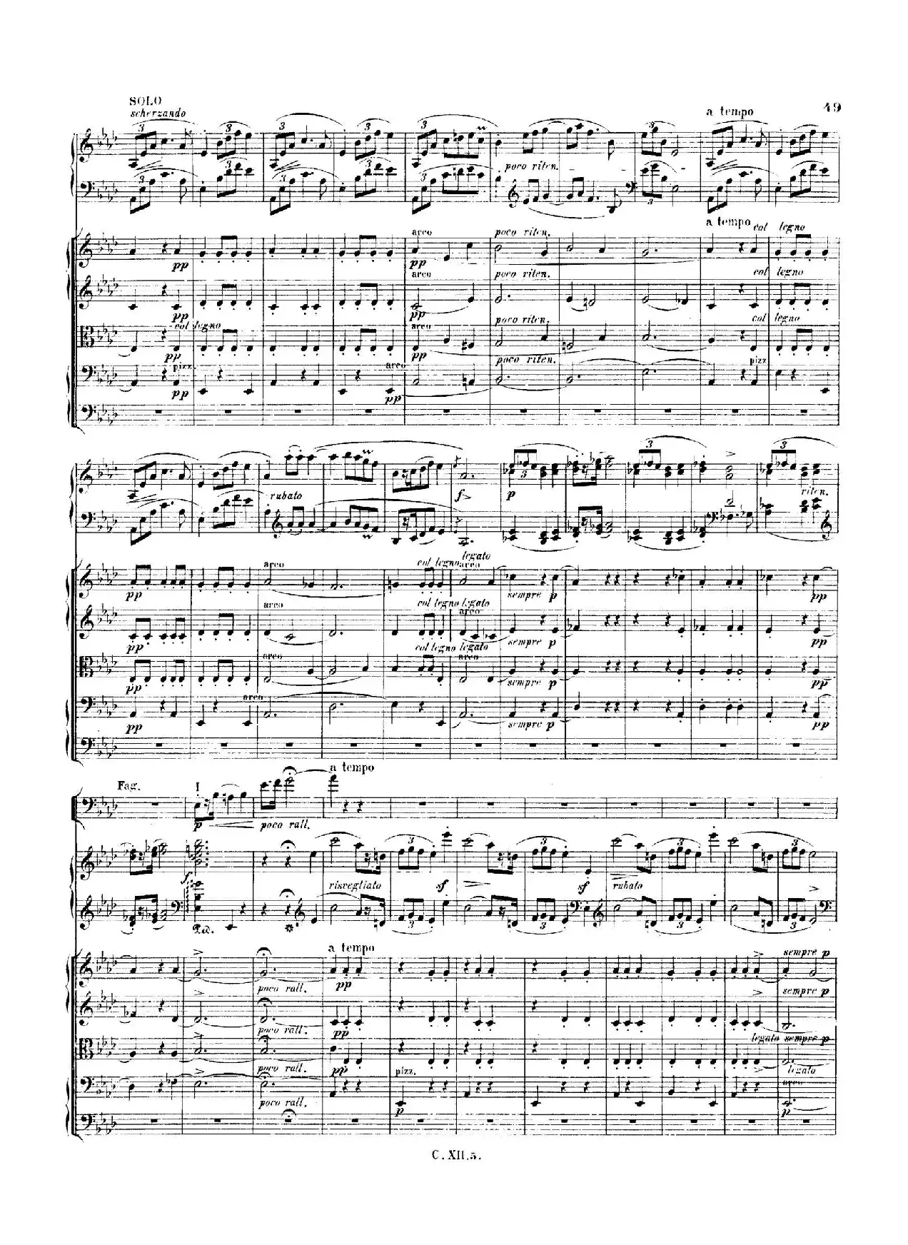 Piano Concerto No.2 in f Minor Op.21（f小调第二钢琴协奏曲·总谱）