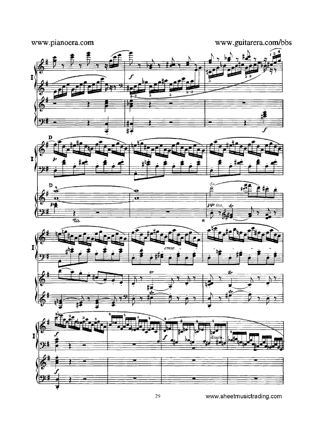 Piano Concerto No.1 in g Minor Op.25（g小调第一钢琴协奏曲·双钢琴）