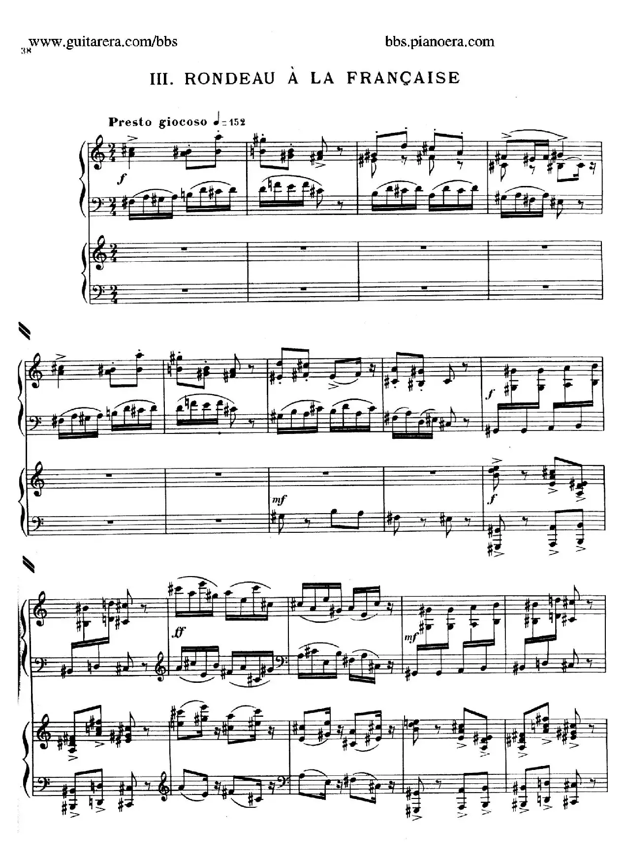 Piano Concerto in c-sharp Minor（升c小调钢琴协奏曲·第三乐章）