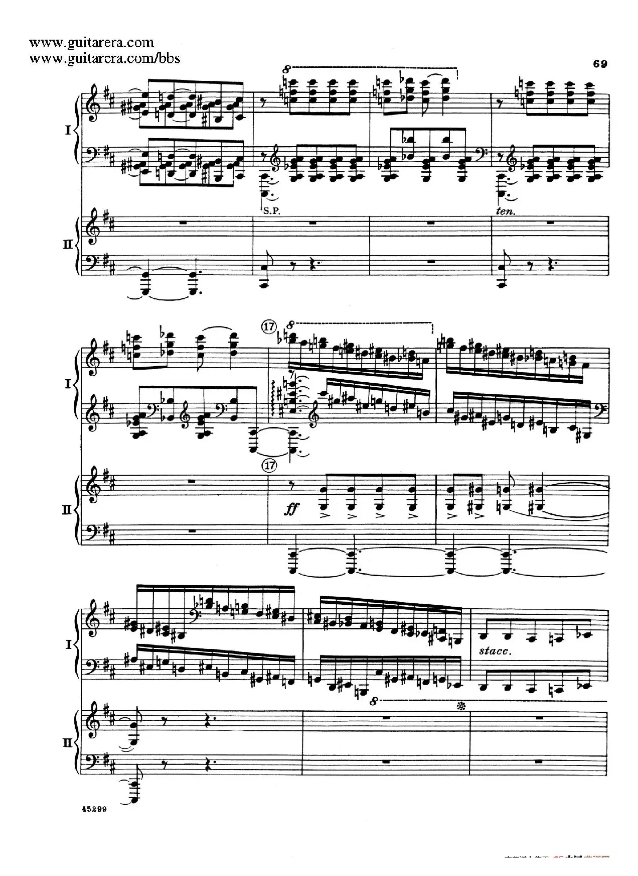 Piano Concerto Op.38（钢琴协奏曲·双钢琴·第三乐章）