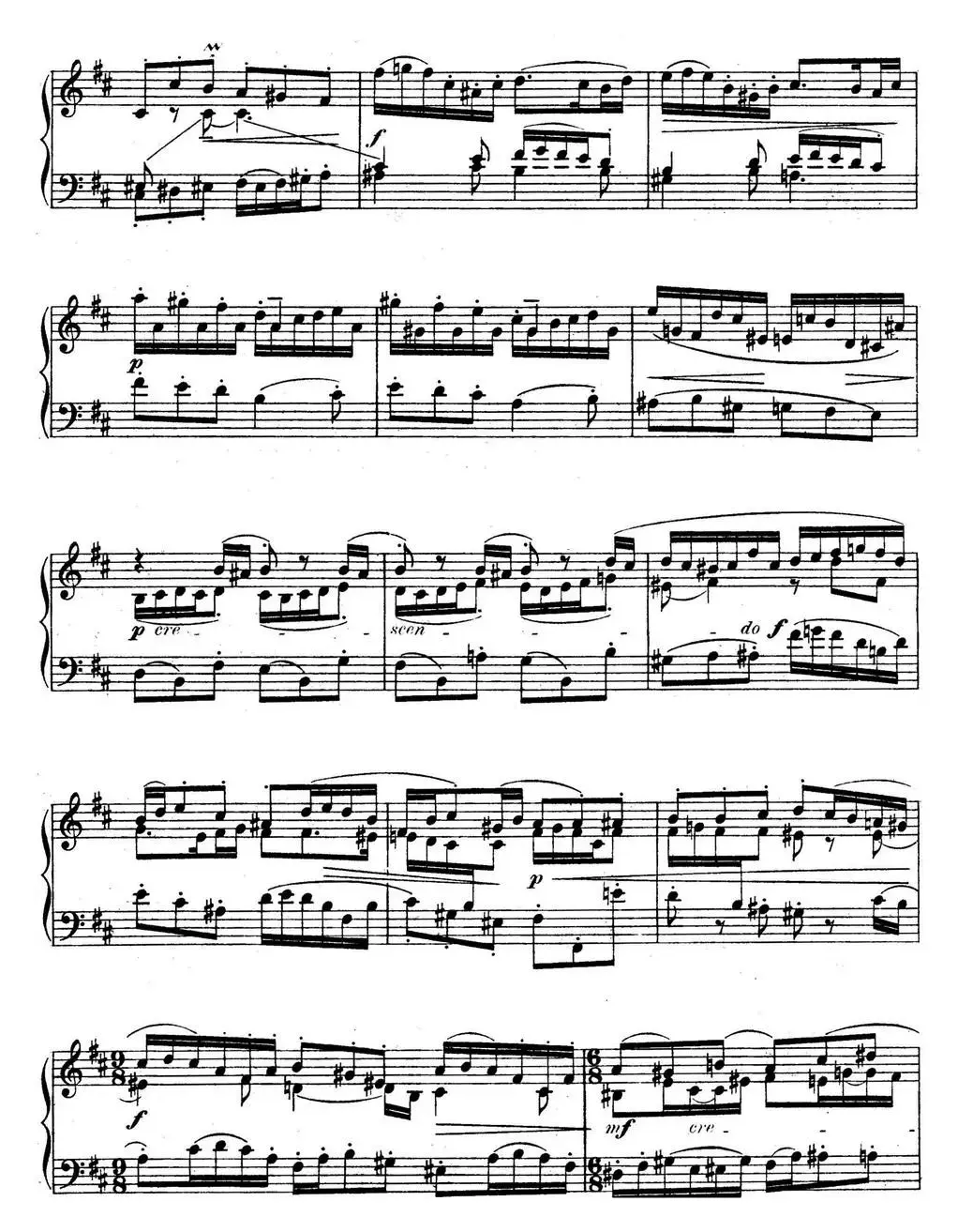 6 Preludes and Fugues Op.99（6首前奏曲与赋格·4）