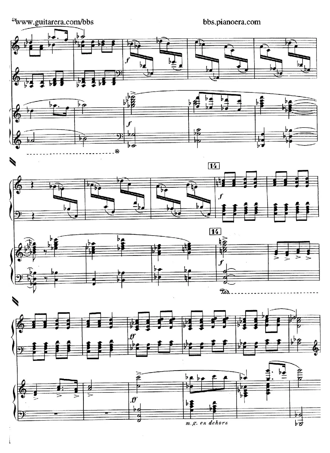 Piano Concerto in c-sharp Minor（升c小调钢琴协奏曲·第三乐章）