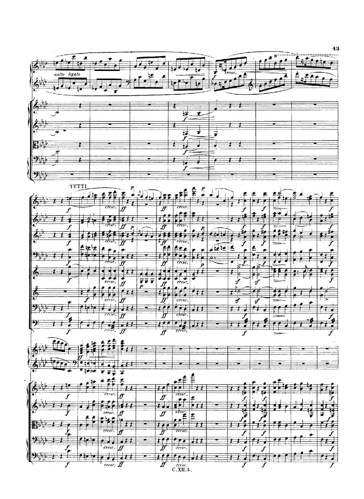 Piano Concerto No.2 in f Minor Op.21（f小调第二钢琴协奏曲·总谱）