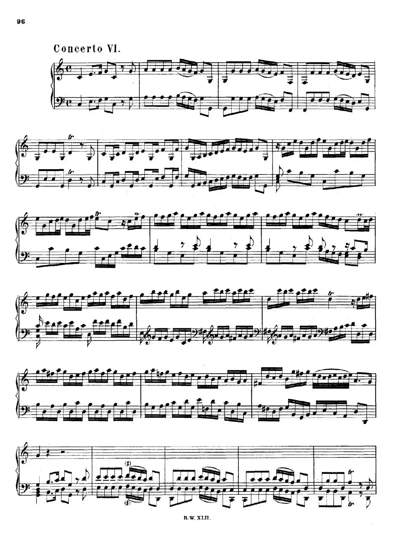 16 Concertos BWV 972-987（十六首为独奏古钢琴而作的协奏曲）（P31——40）