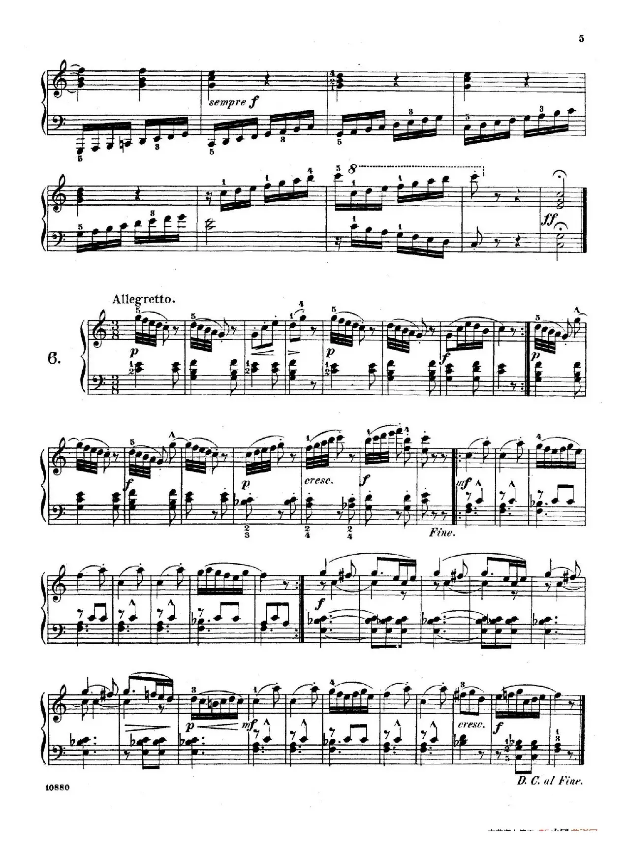 Etudes Enfantines Op.37（儿童钢琴练习曲 第1——6首）