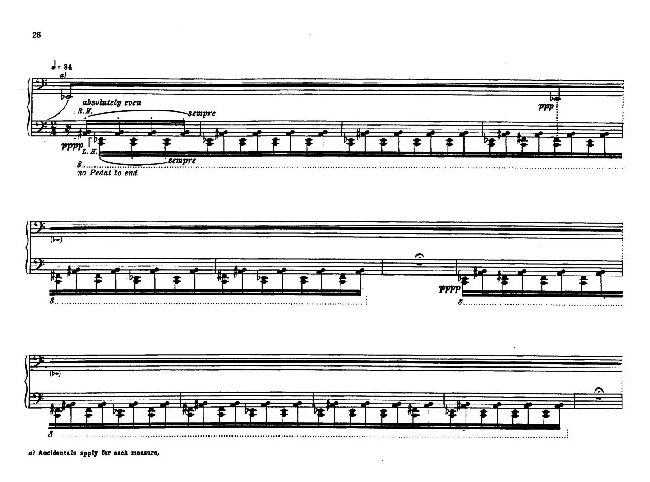 12 Etudes for Piano（博尔科姆12首钢琴练习曲·8）